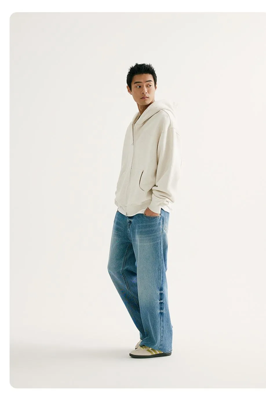 NORYBRAND ダブルジップスウェットPK NGA013