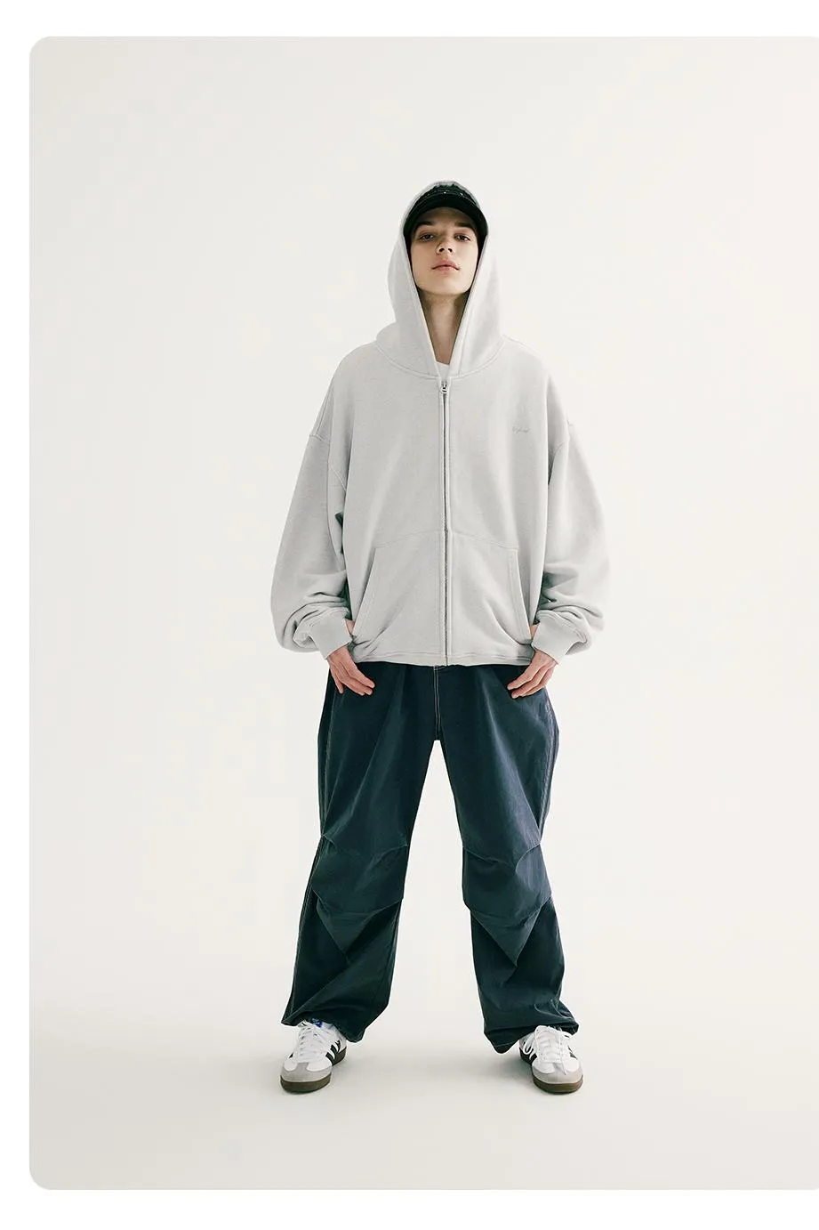 NORYBRAND ダブルジップスウェットPK NGA013
