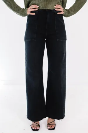 Pistola Penny High Rise Wide Leg Jeans - Collins