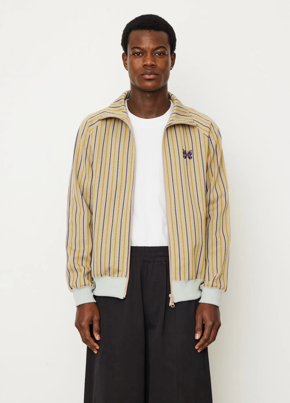 Poly Jacquard Track Jacket