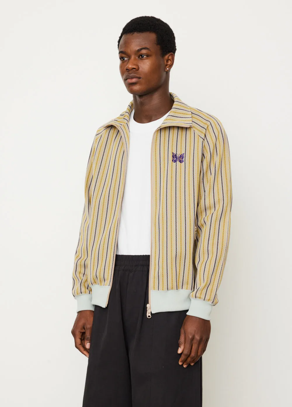Poly Jacquard Track Jacket