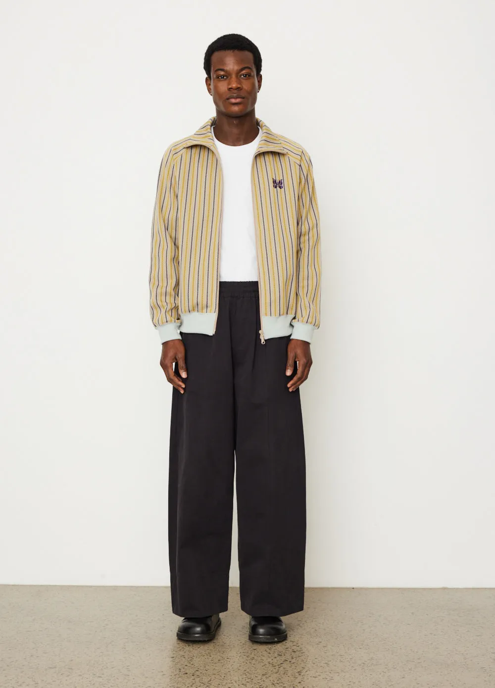 Poly Jacquard Track Jacket