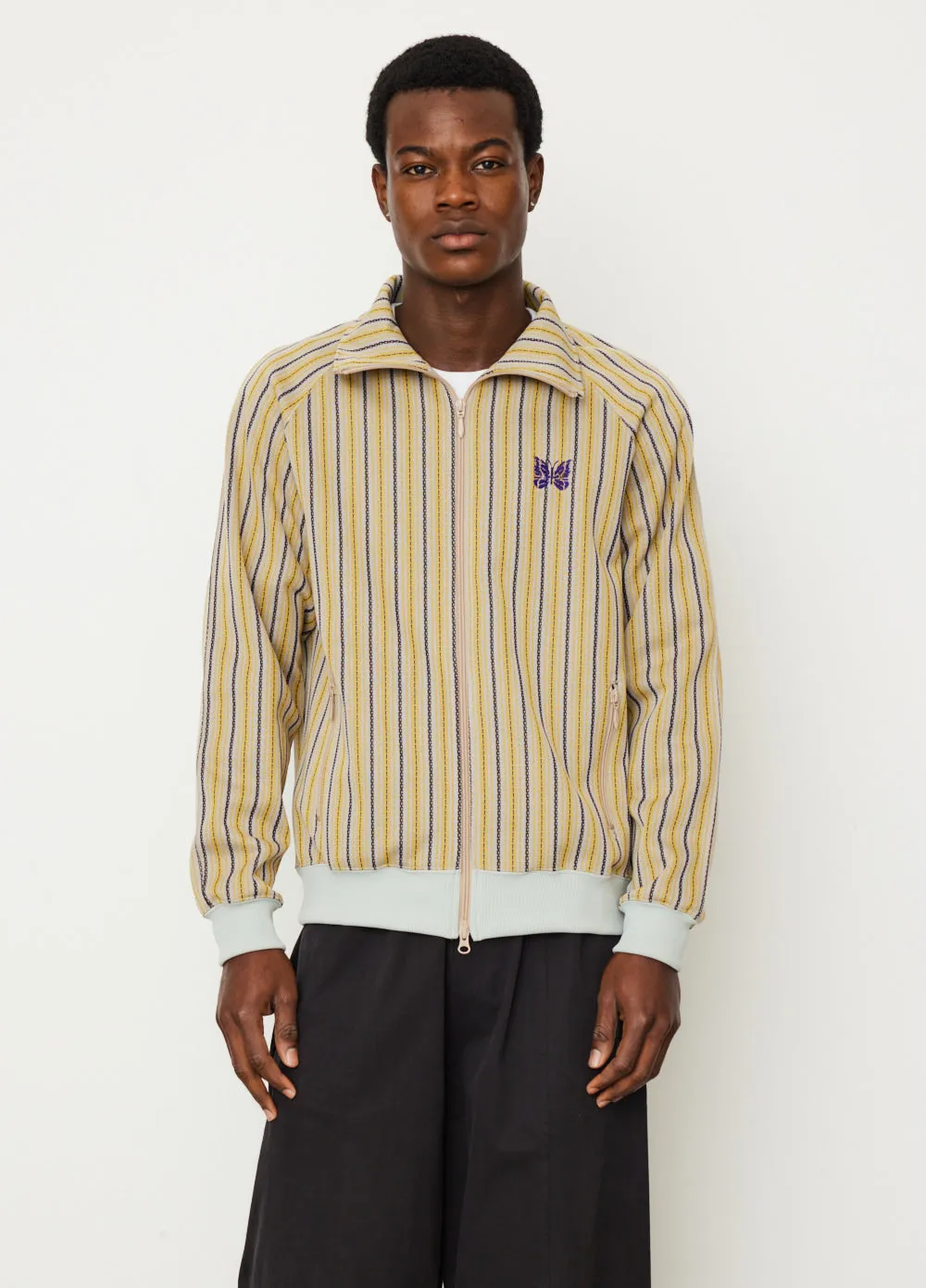 Poly Jacquard Track Jacket