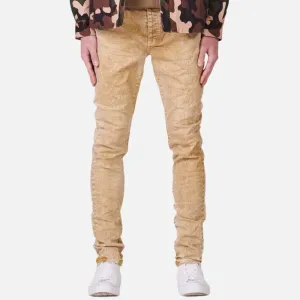 Purple Brand Gold Speckle Overspray Jeans