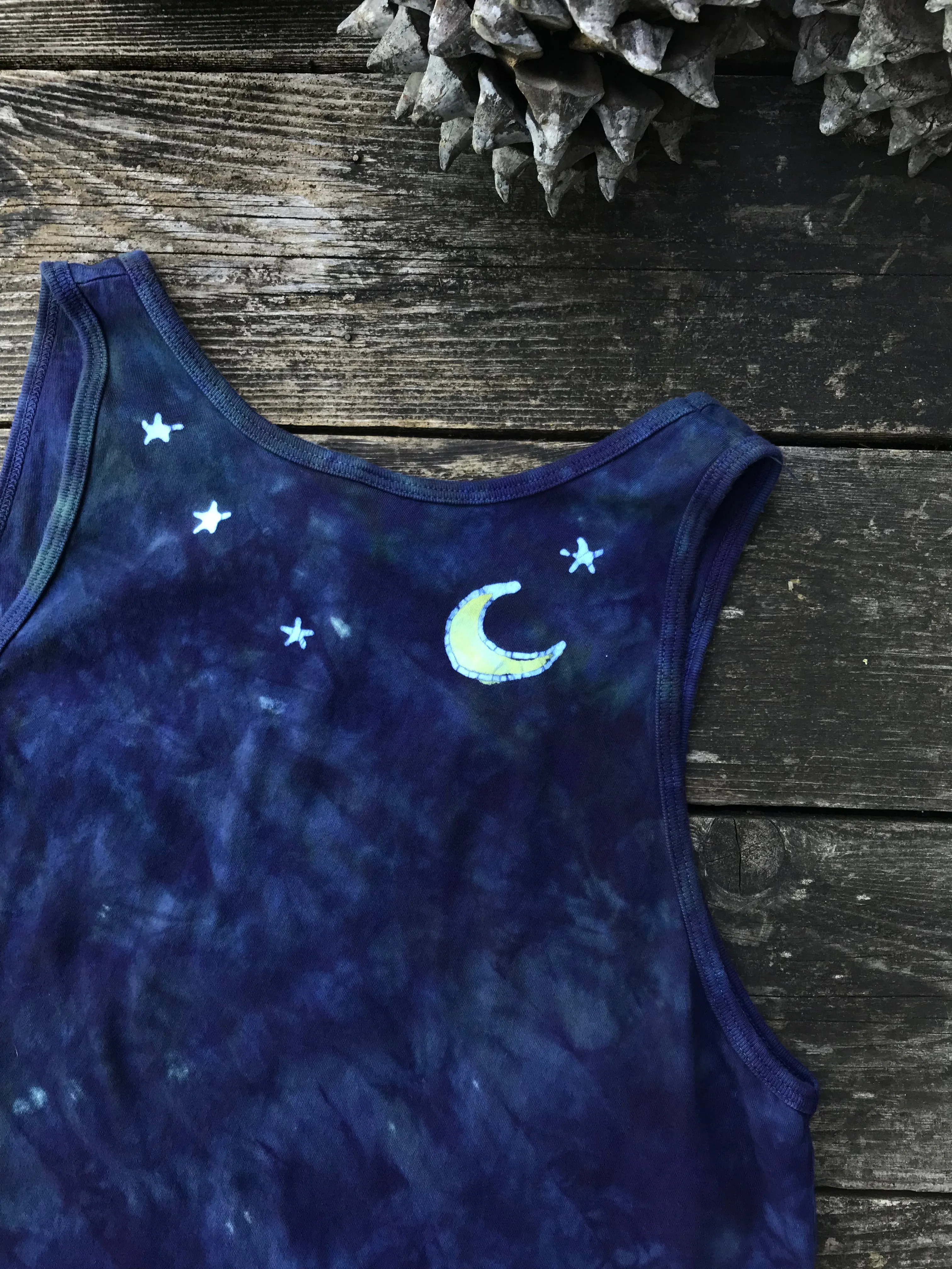 Purple Sunset Beach Sky Cotton Tank Top