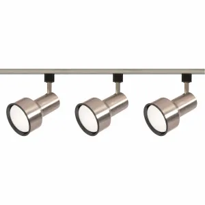 R30 BRUSHED NICKEL STEP CYLINDER TRACK KIT