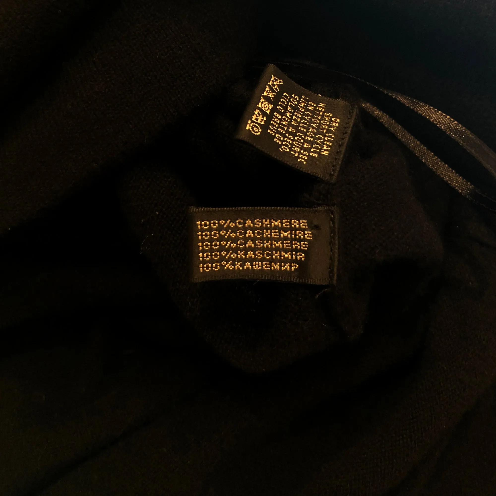 Ralph Lauren Black Label Cashmere Sleeveless Dress