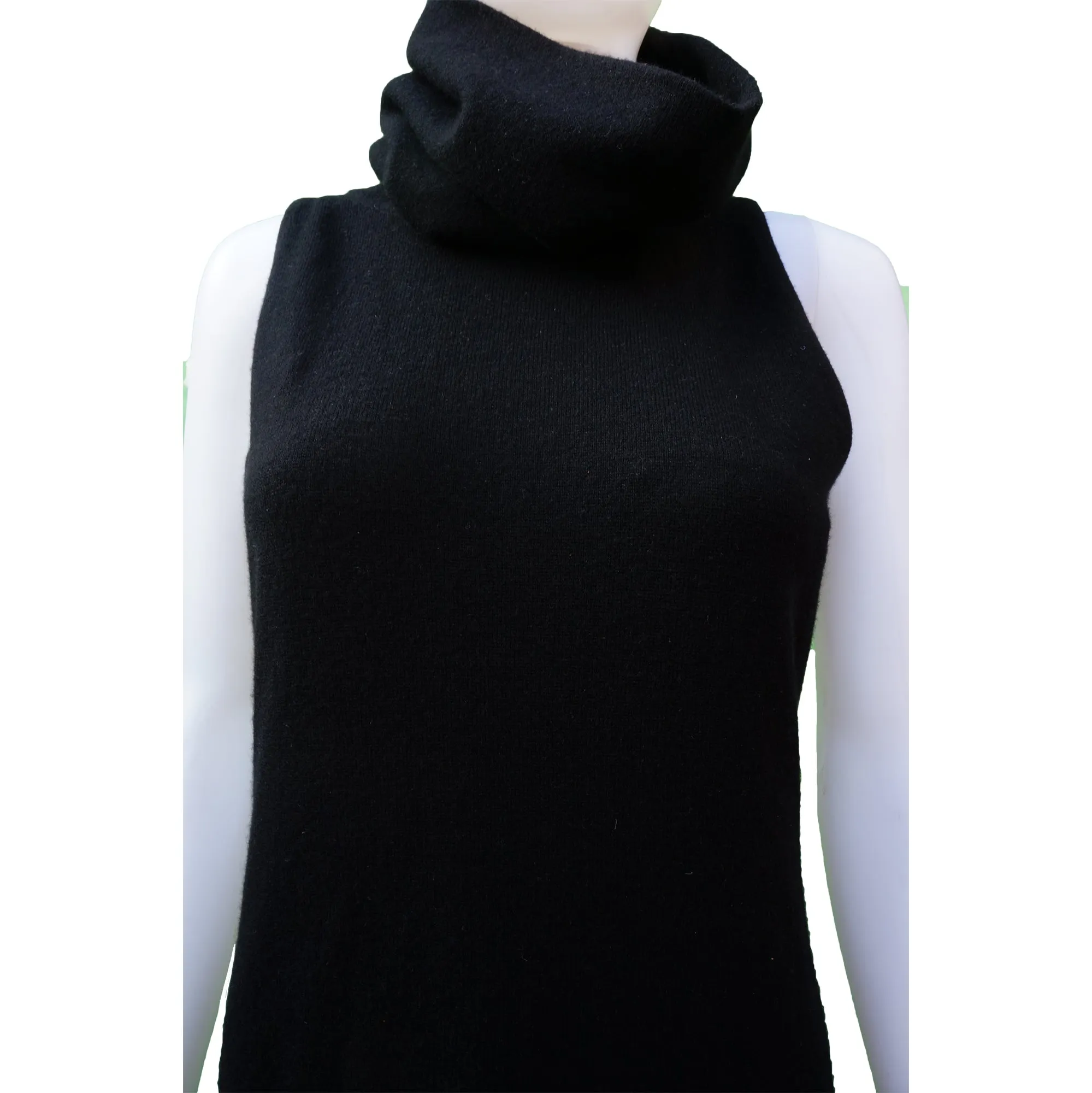 Ralph Lauren Black Label Cashmere Sleeveless Dress