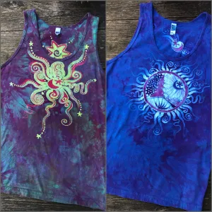 Reserved for Lauren - Blue Moon Purple Mountains & Rainbow Sunrise Combo - XL
