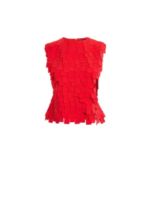 Ribbon-Fringed Top
