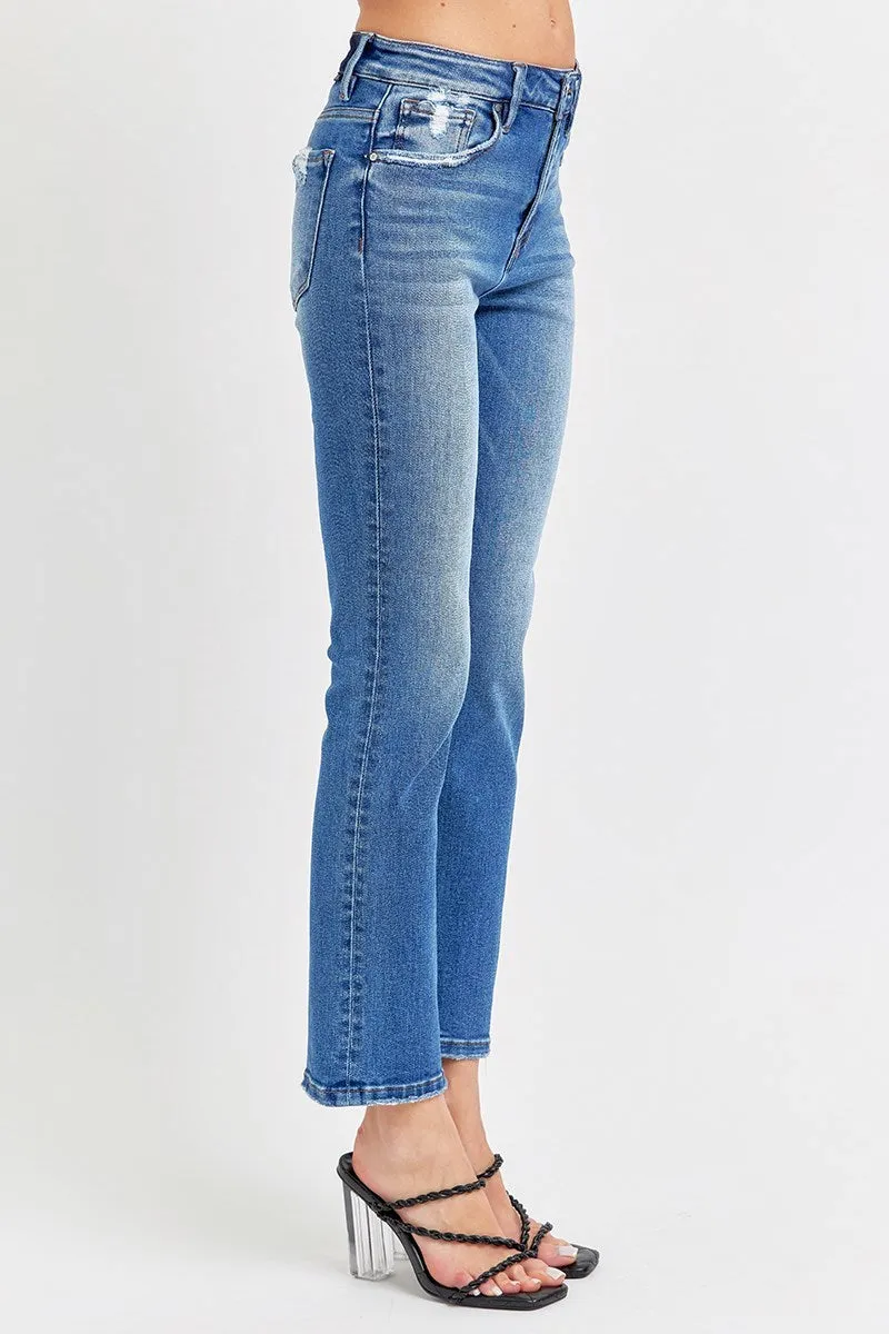Risen Jeans - Mid Rise - Straight Jeans - RDP5302
