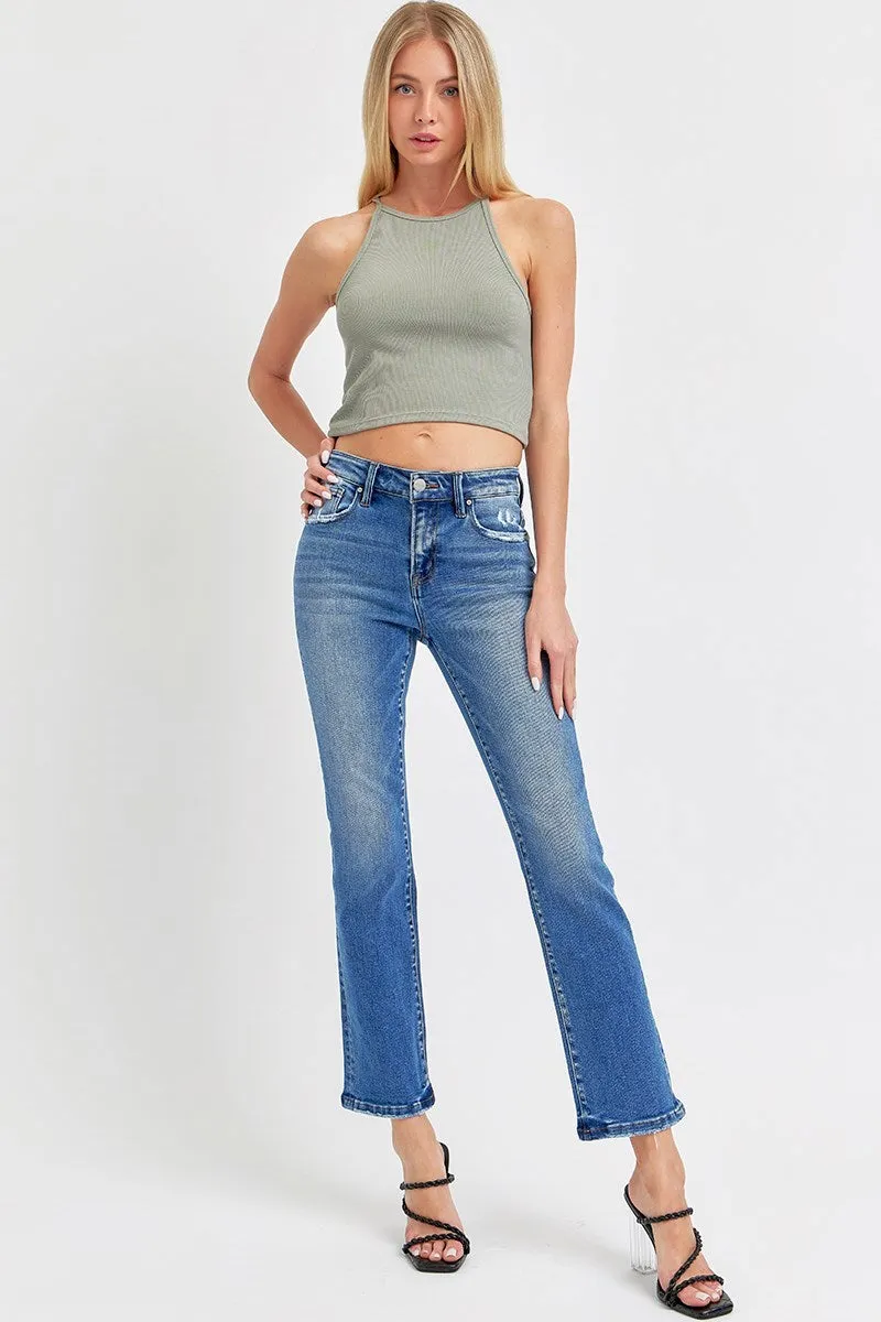 Risen Jeans - Mid Rise - Straight Jeans - RDP5302