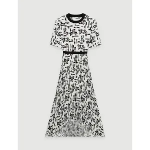 Rosyla Dress - White / Black