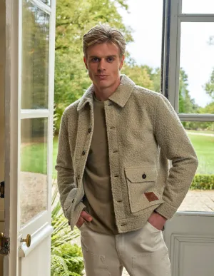 Sage Boucle Wool Jacket