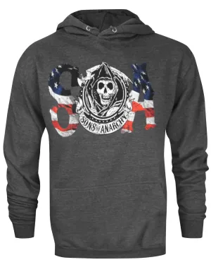 Sons Of Anarchy Flag Men's Hoodie