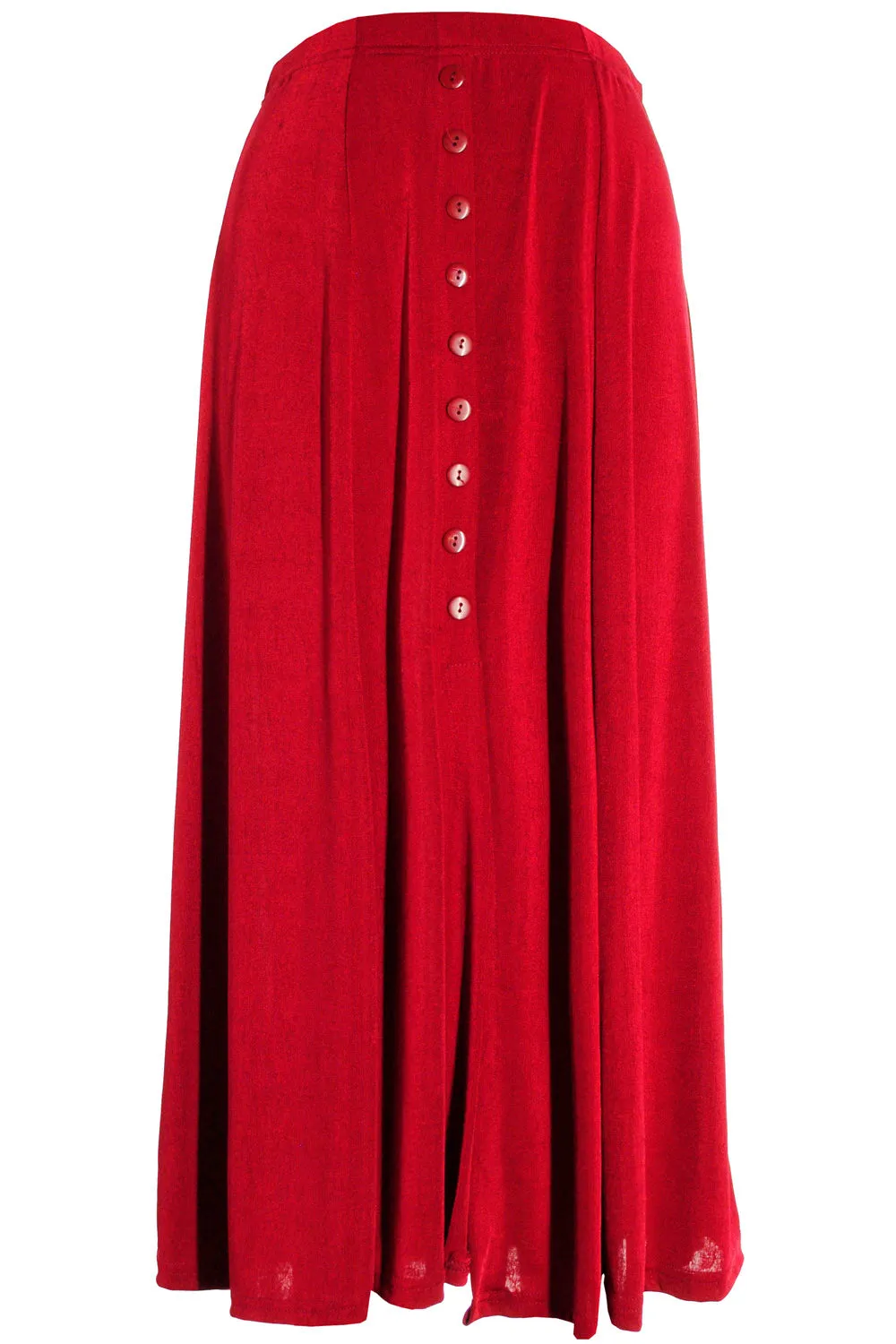 Stretchy Button Skirt-6000BN-ARS1