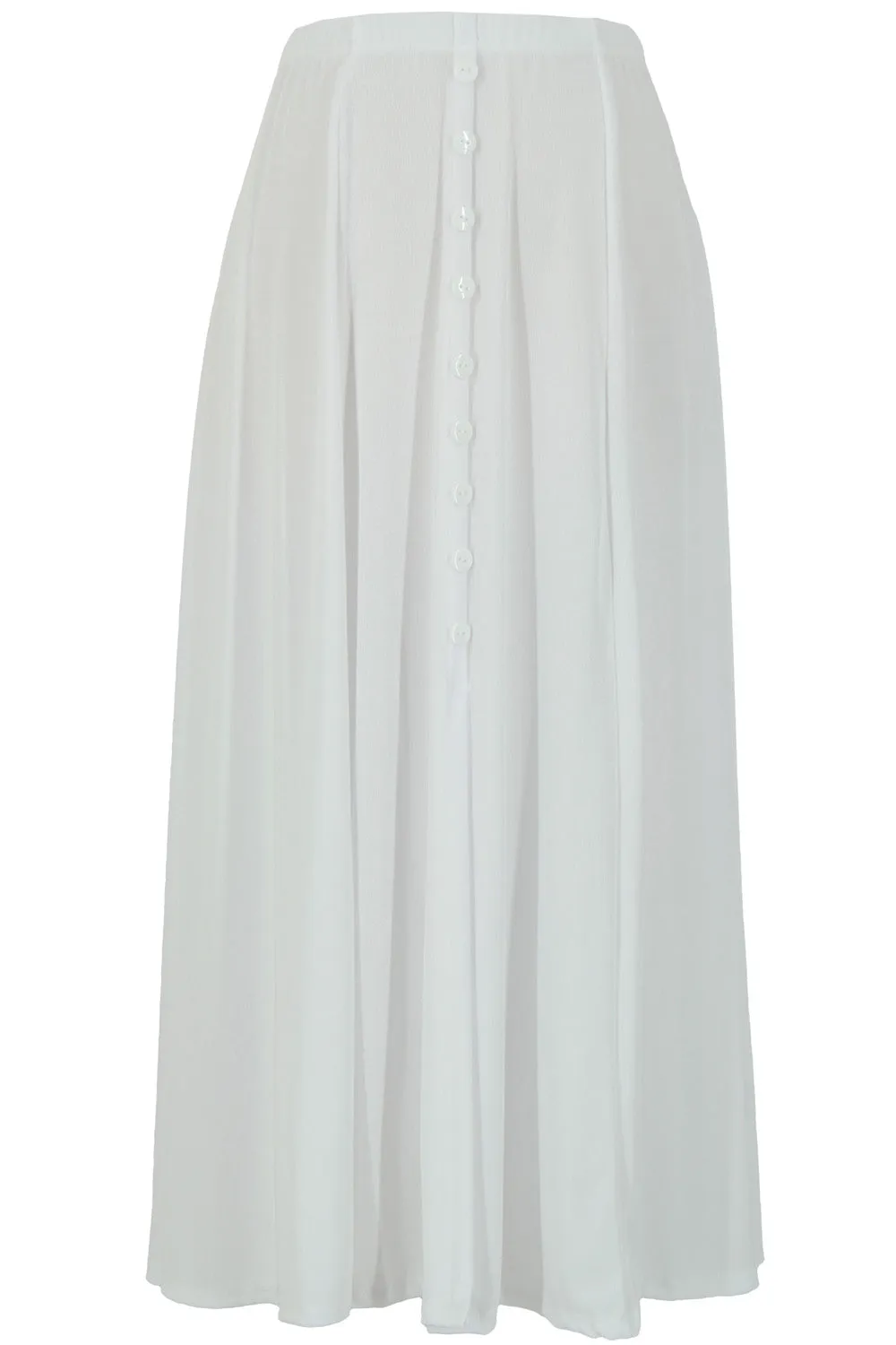 Stretchy Button Skirt-6000BN-ARS1