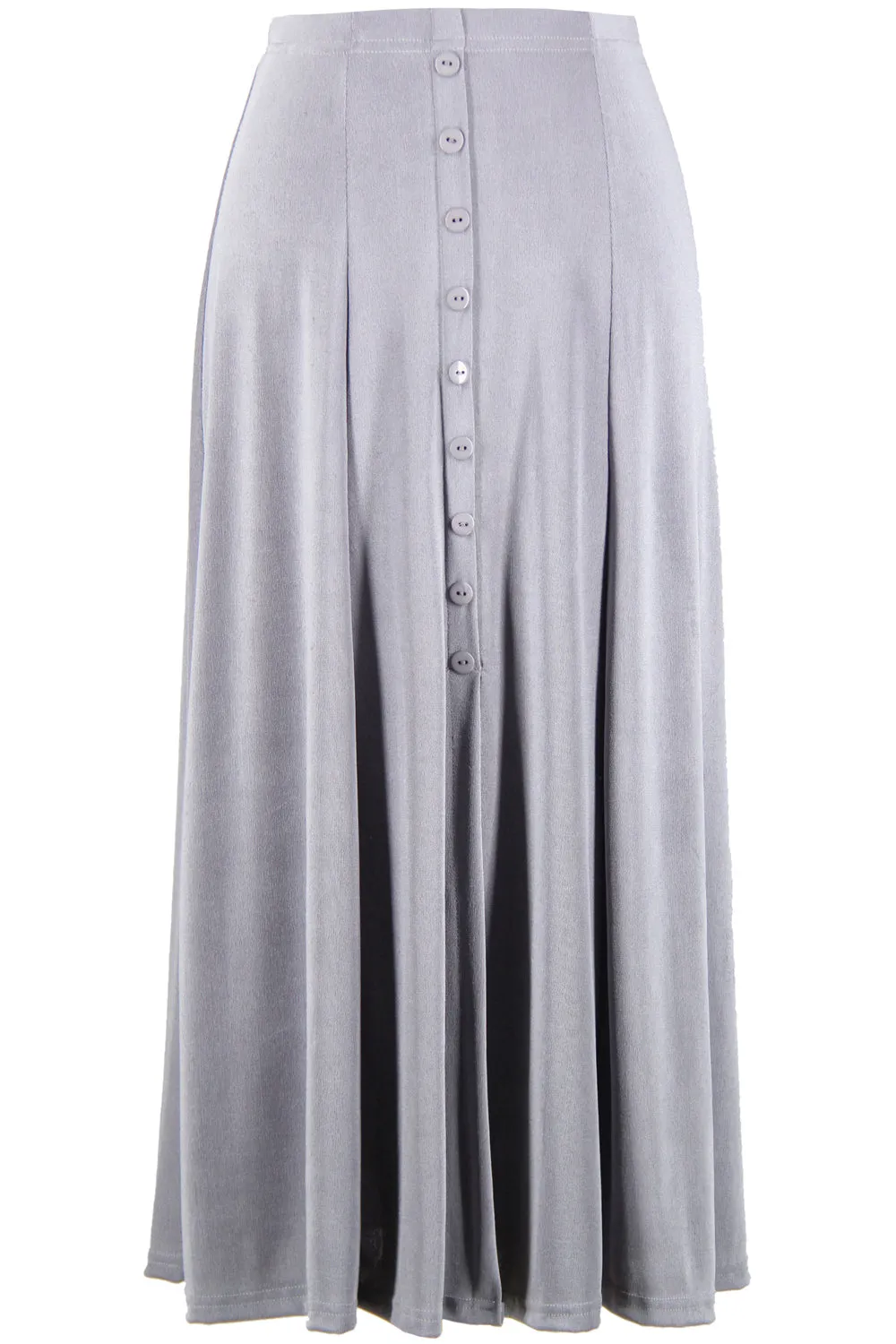 Stretchy Button Skirt-6000BN-ARS1
