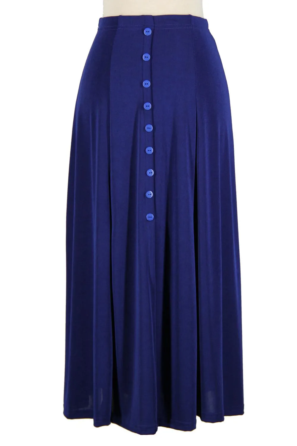 Stretchy Button Skirt-6000BN-ARS1