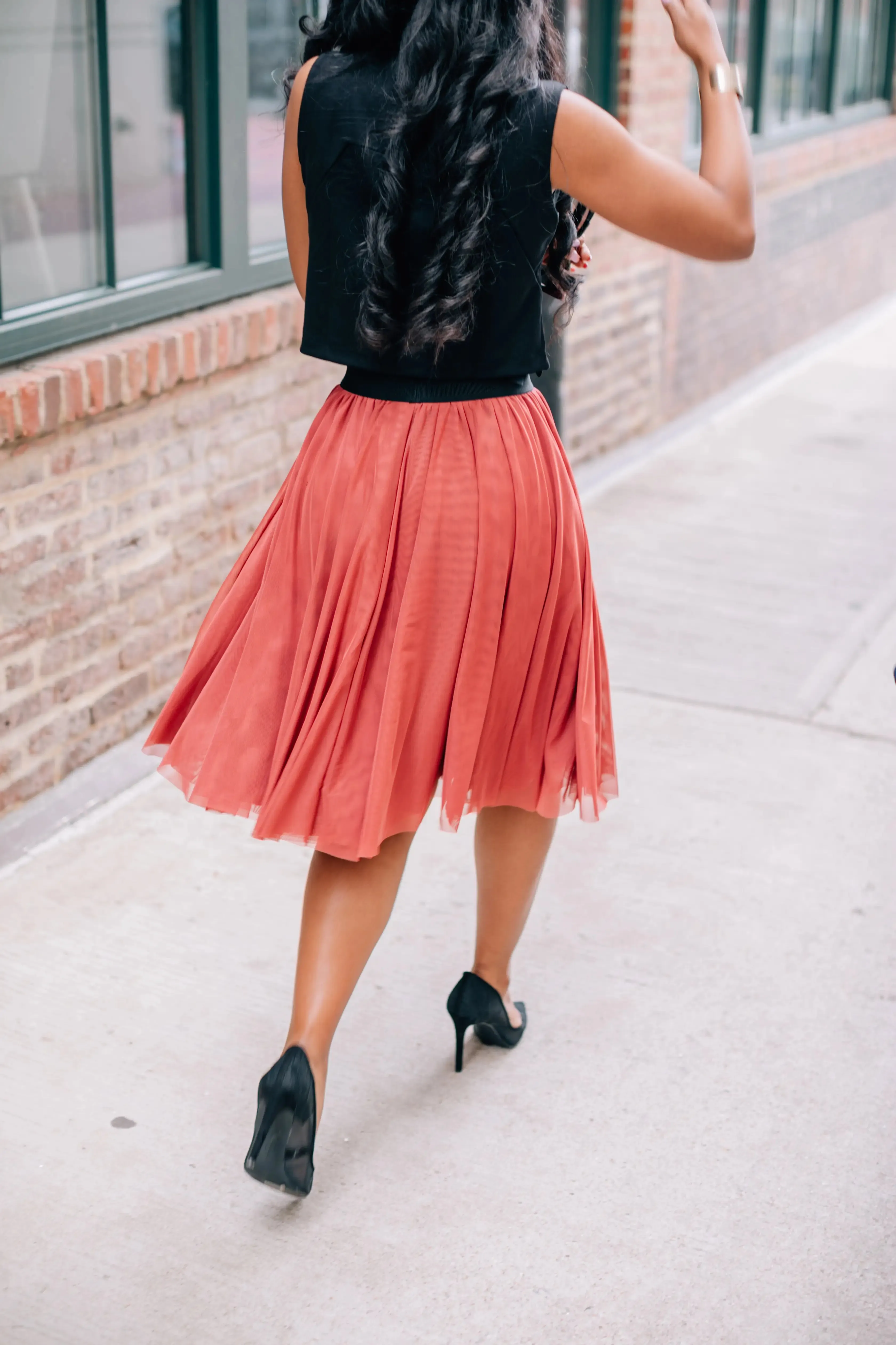 Sweet Pea Skirt in Burnt Rose