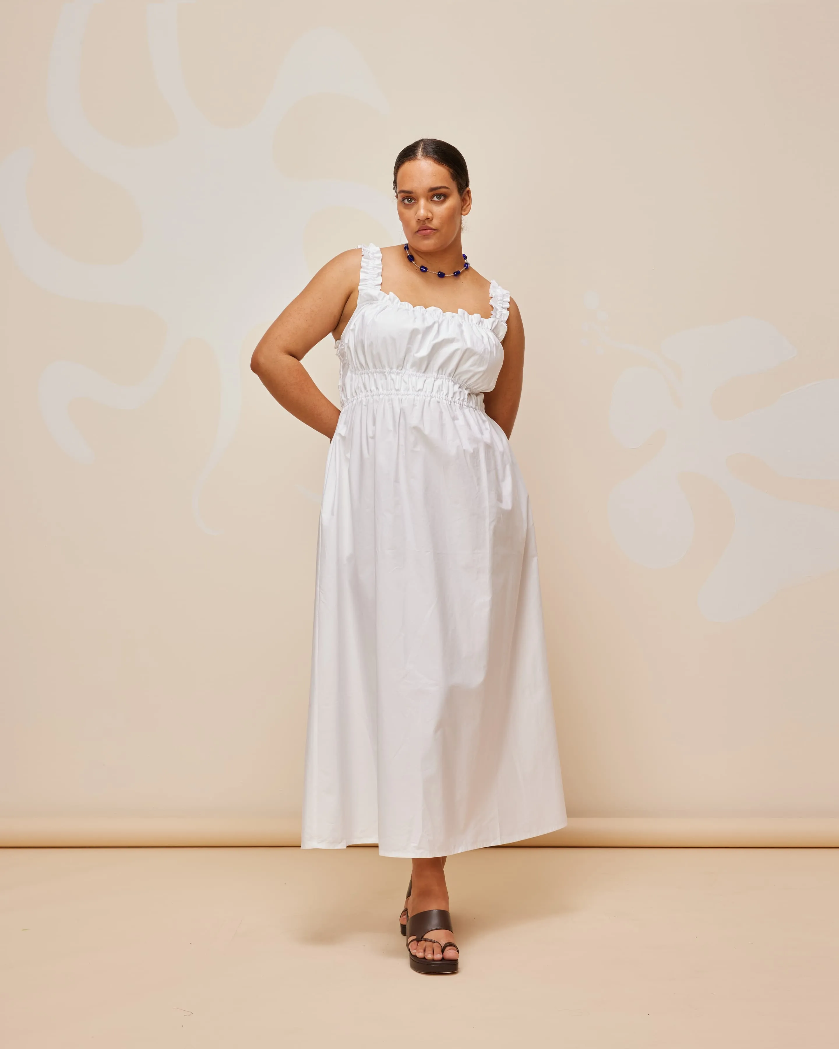 TRULLI DRESS WHITE