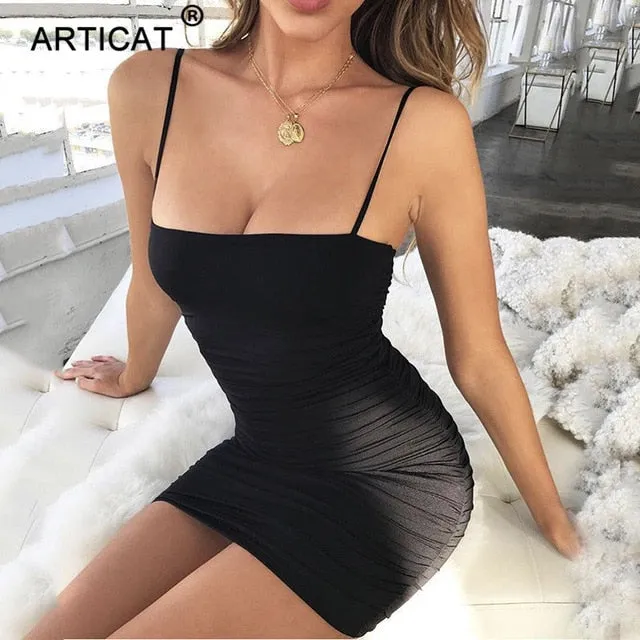 VenusFox Sexy Bodycon Bandage Mini Party Dress