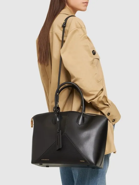 Victoria Beckham   The Victoria palmellato leather tote bag 