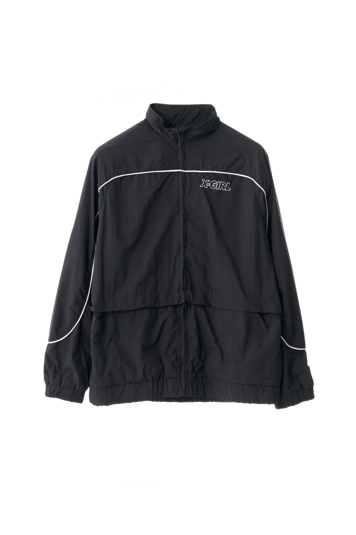 X-GIRL PANELLED TRACK JACKET - Black
