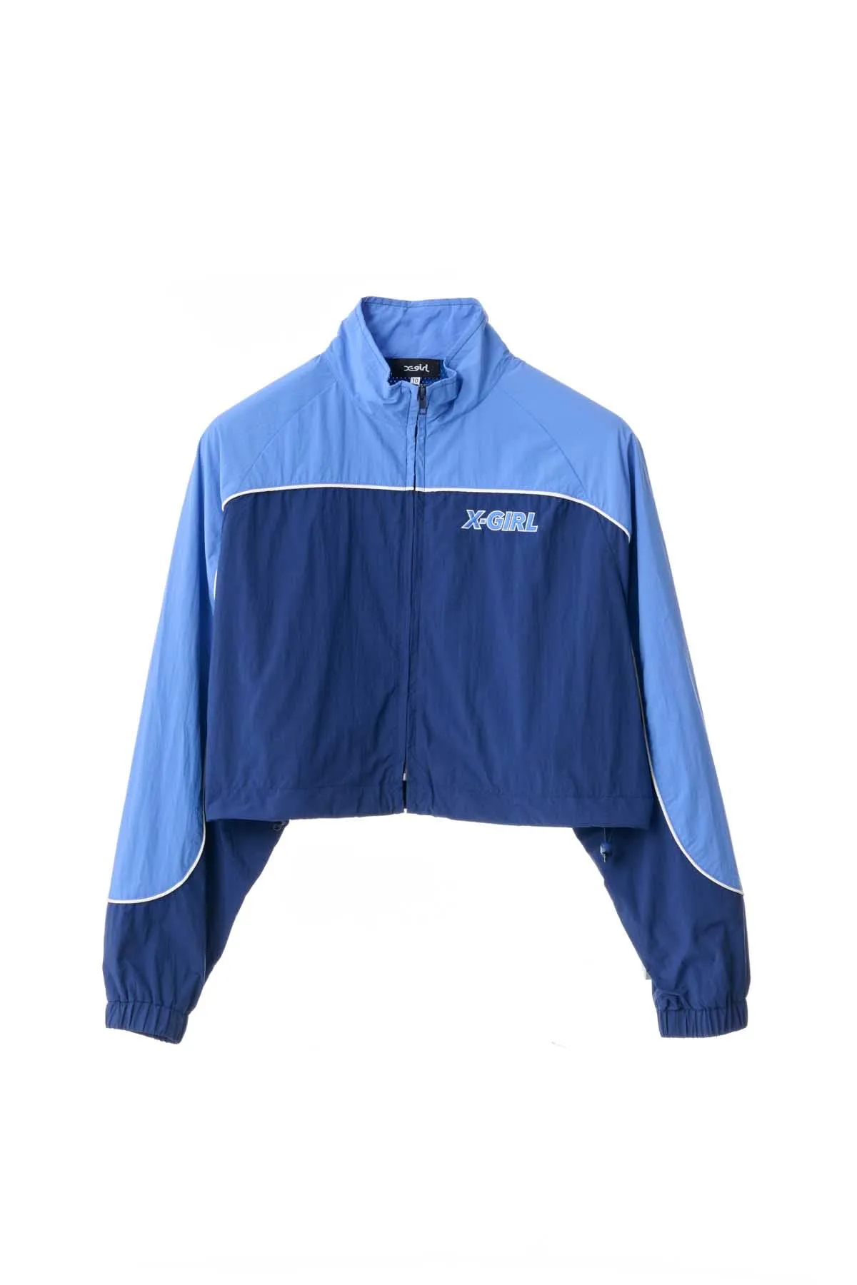 X-GIRL PANELLED TRACK JACKET - Navy