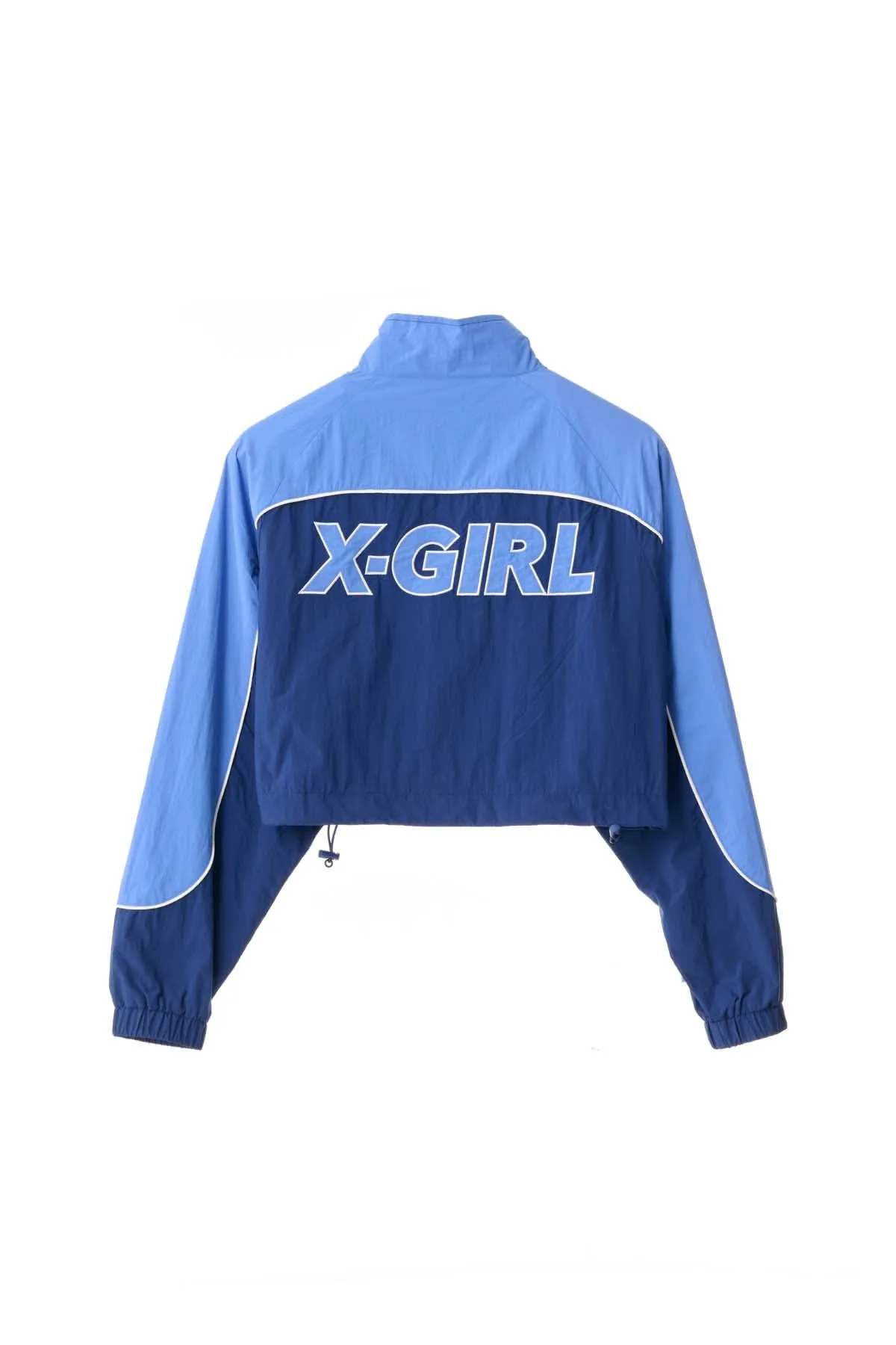 X-GIRL PANELLED TRACK JACKET - Navy