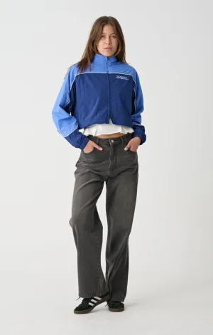 X-GIRL PANELLED TRACK JACKET - Navy